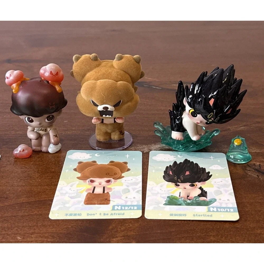 Pop Mart Dimoo By Your Side Series Figure Lot Don't Overthink Be Afraid Startled